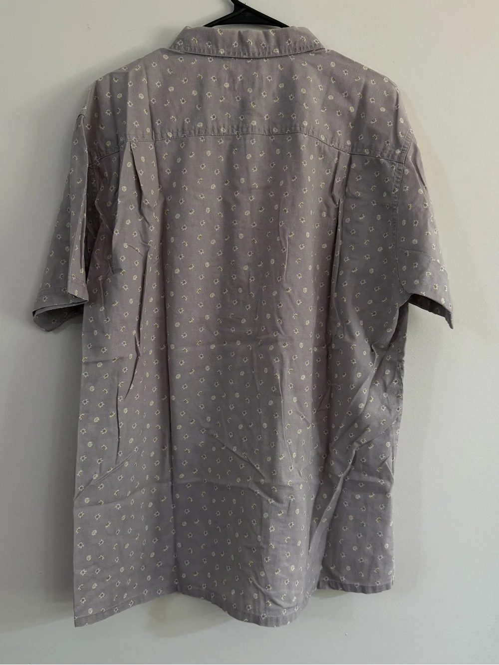 Patagonia Back Step Short Sleeve Shirt Hemp Cotton Floral Button XL Outdoor - Picture 8 of 11